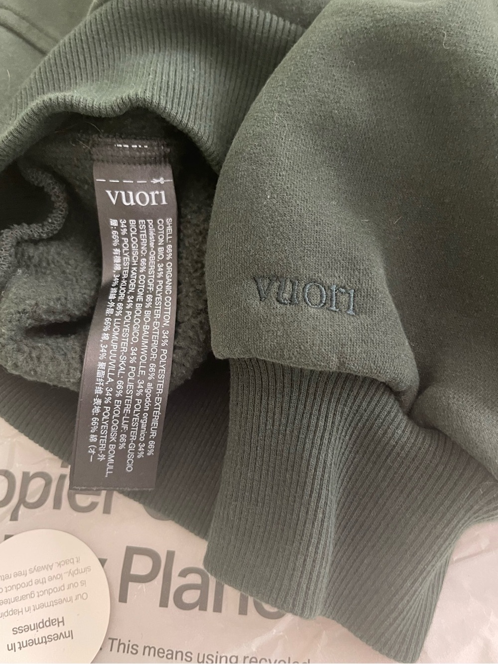 Vuori 🌲 Evergreen Restore Mini Crew XS - Picture 6 of 7